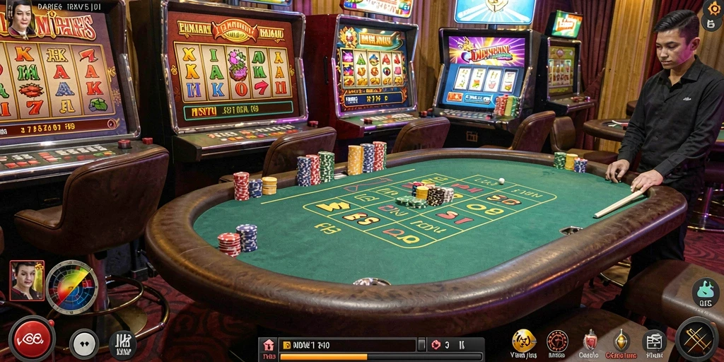 Gameplay seru dengan berbagai pilihan mode.