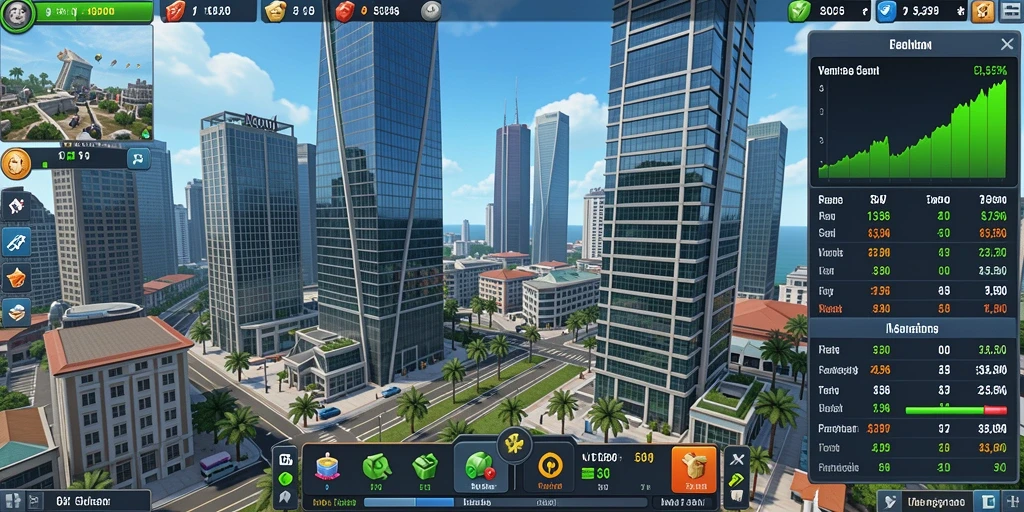 Tangkapan layar menampilkan pemandangan indah dari dunia game.