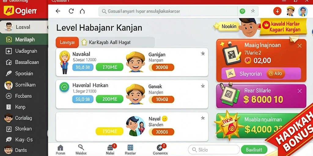Tampilan antarmuka yang modern dan menarik.