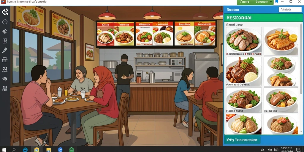 Tampilan antarmuka pengguna yang sederhana dan intuitif.