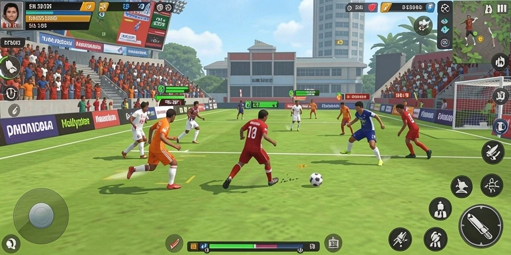 Tangkapan layar menunjukkan karakter utama dalam misi penting.