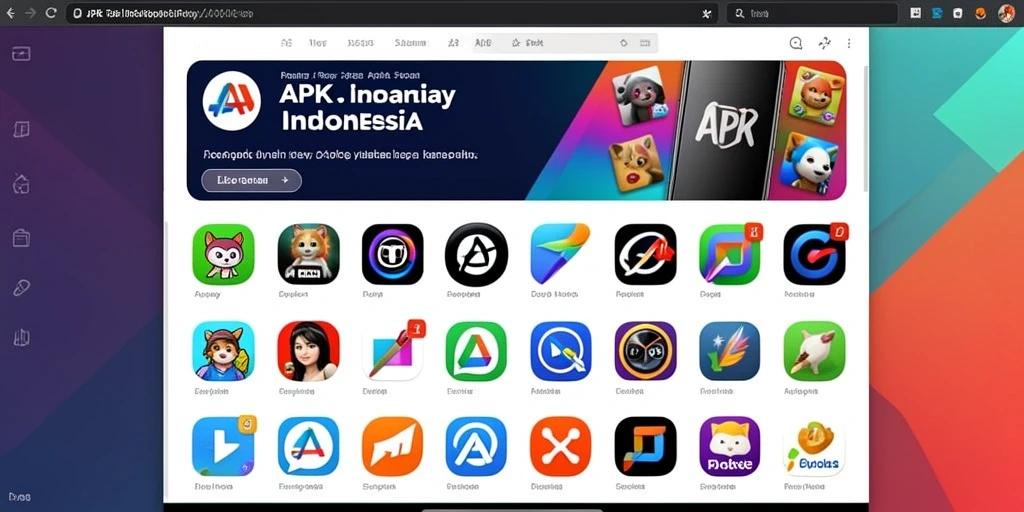 Tampilan awal aplikasi INDO777 yang menarik.