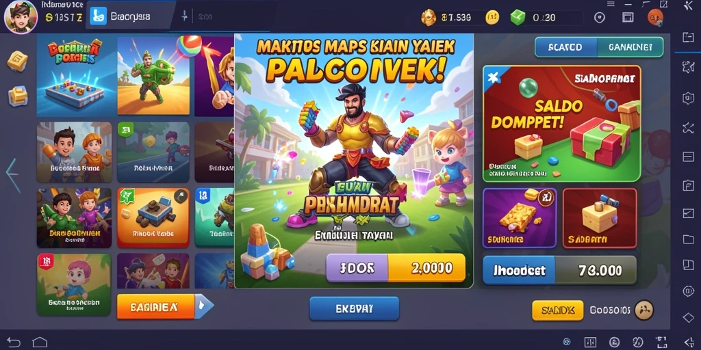 Screenshot permainan menunjukkan grafis yang memukau.