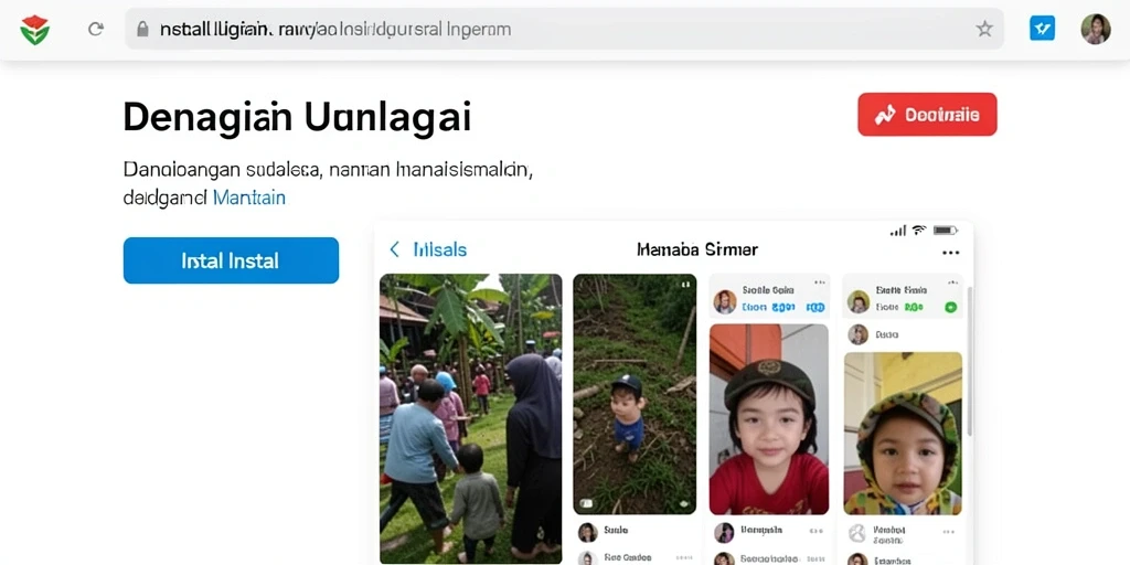Tampilan antarmuka yang ramah pengguna.