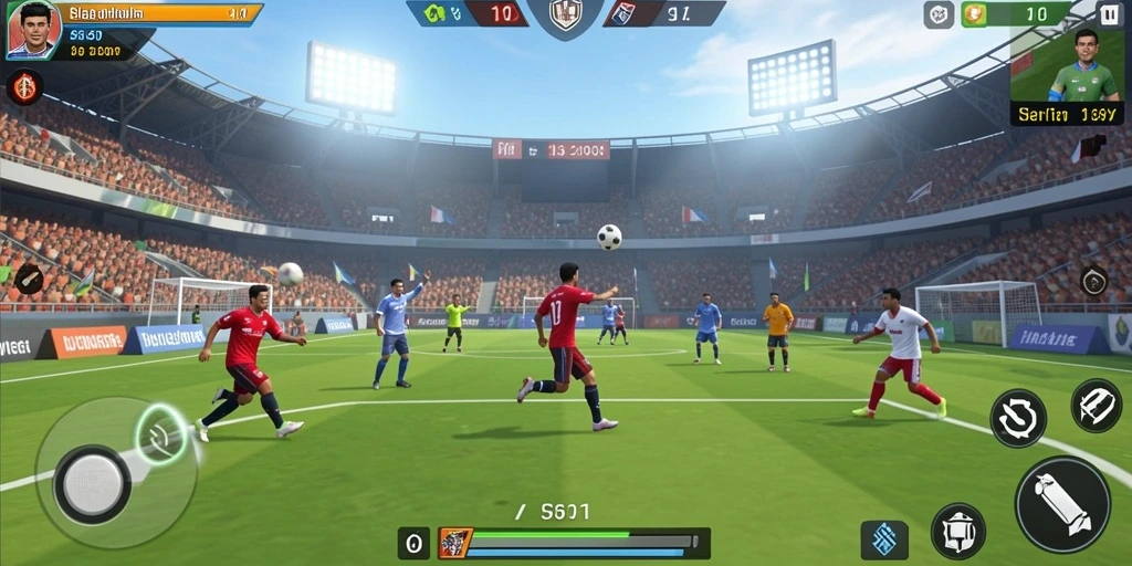 Screenshot menunjukkan tampilan antarmuka yang menarik dan user-friendly.