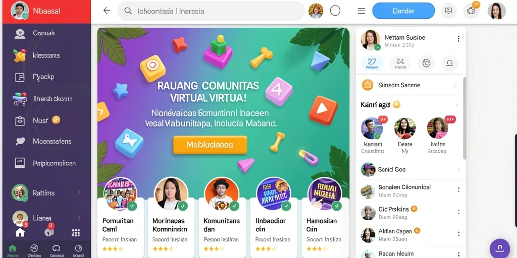 Tangkapan layar menampilkan antarmuka permainan yang menarik.